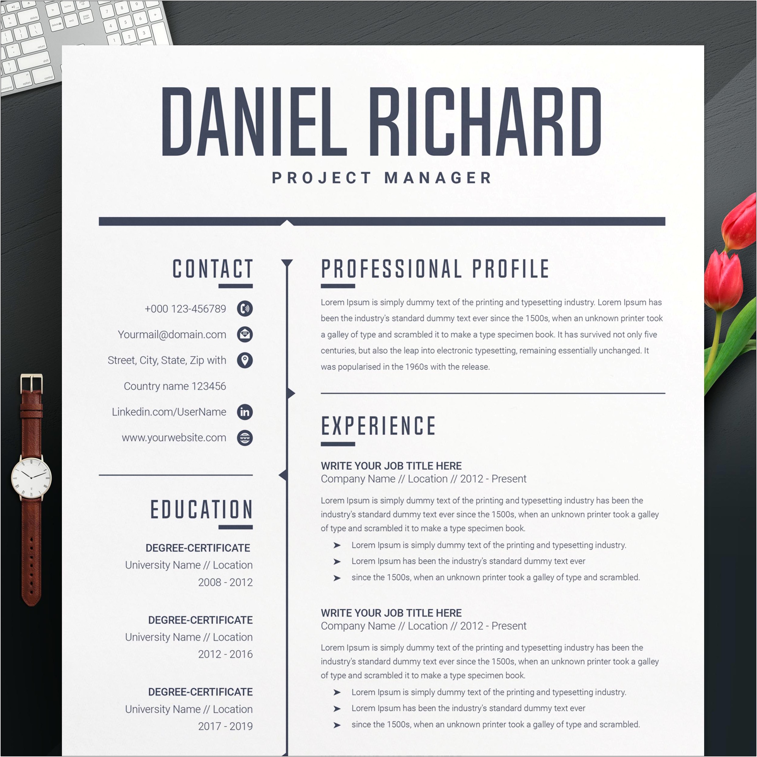 Free Resume Templates 2019 With Photo
