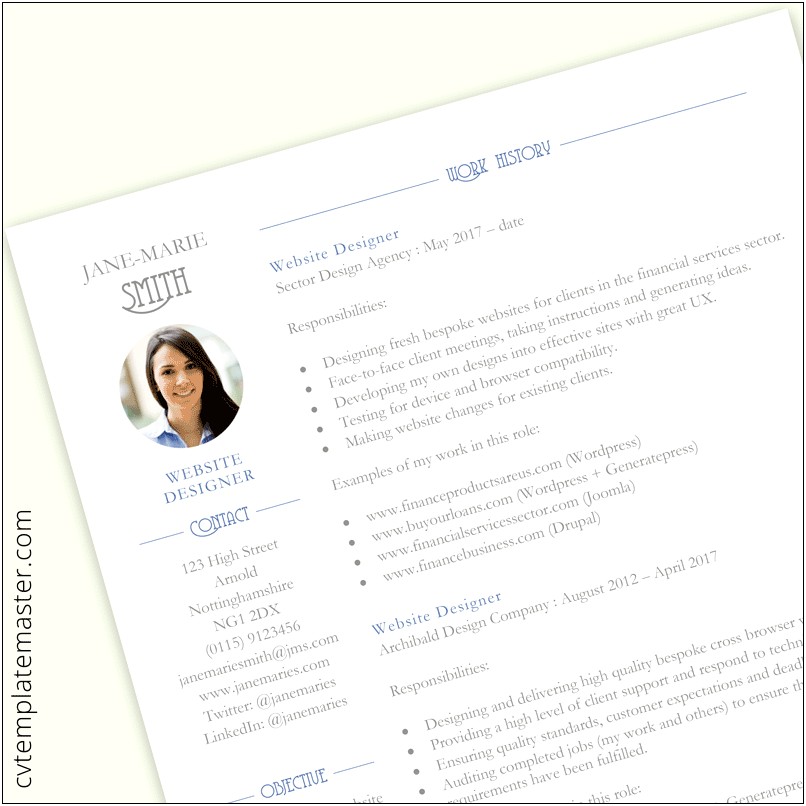 Free Resume Templates Copy And Paste