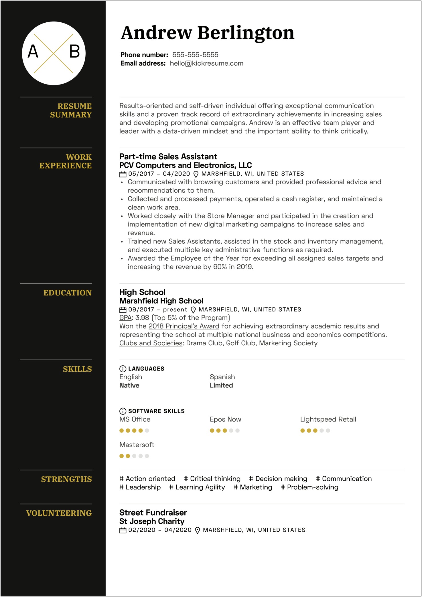 Free Resume Templates For Communications Professionals