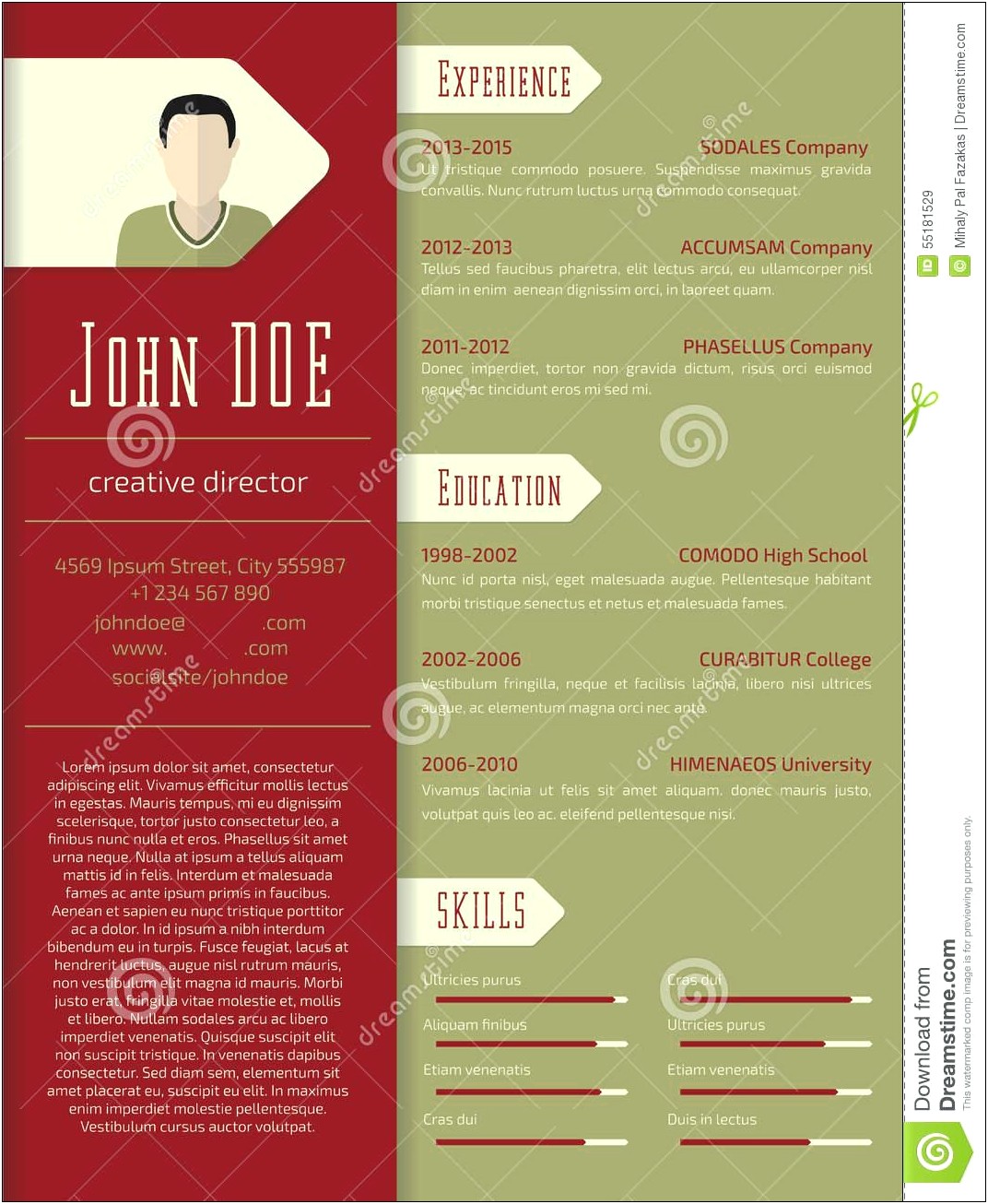 Free Resume Templates For Designers