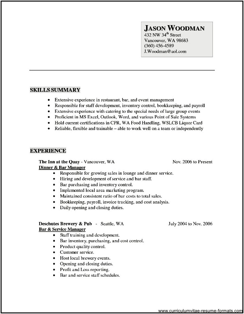 Free Resume Templates For Mac Trusted
