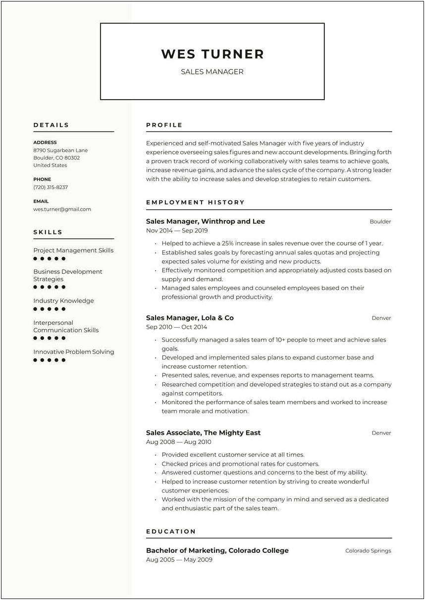 Free Resume Without Making Account