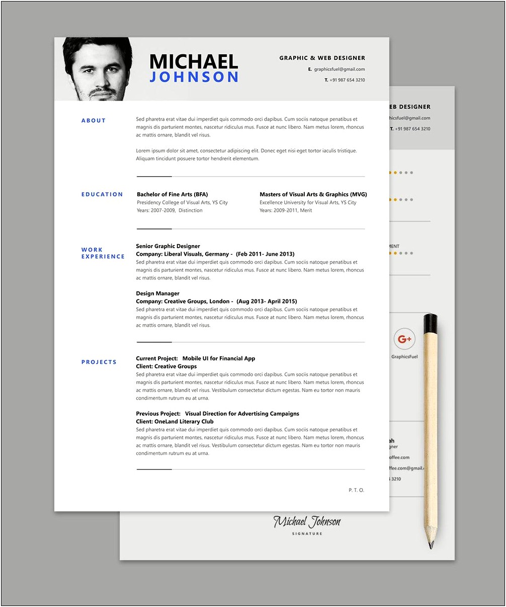 Free Simple Professional Resume Template