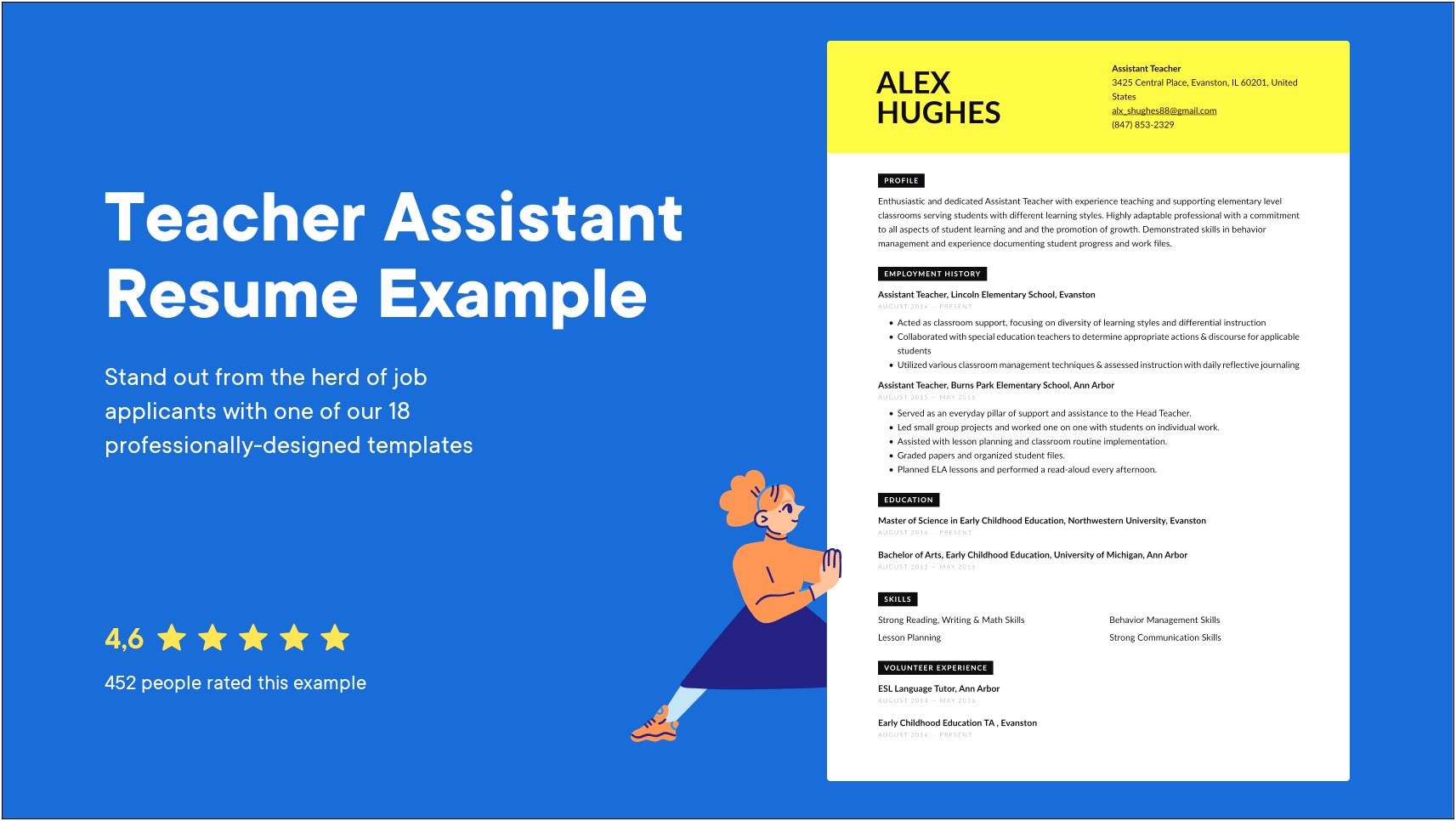 Free Teacher Assistant Resume Examples