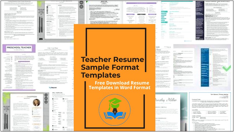 Free Teacher Resume Format In Word