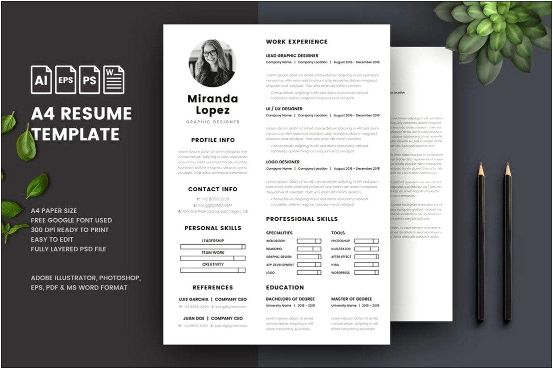Free Templates For Resume Cover Letter