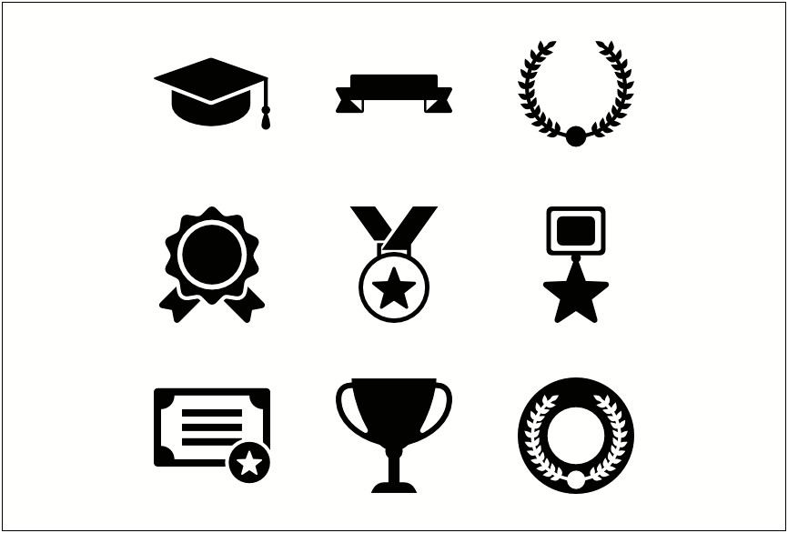 Free Vector Icons For Resume