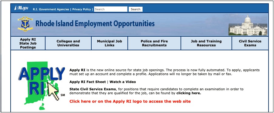 Free Webites To Search Resumes In Rhode Island