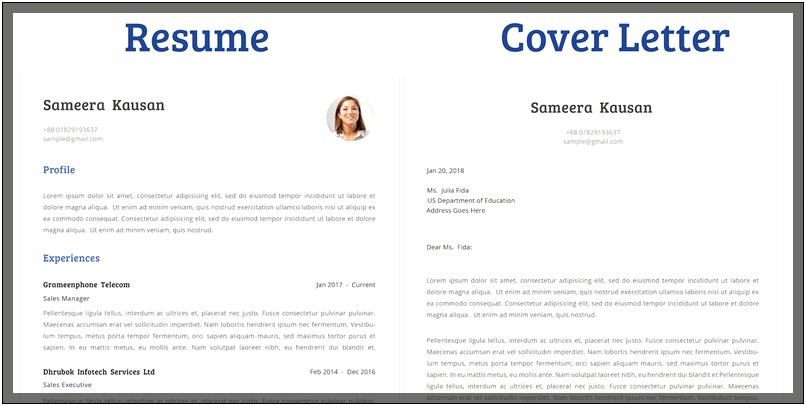 Free Word Resume Templates 2018 Download