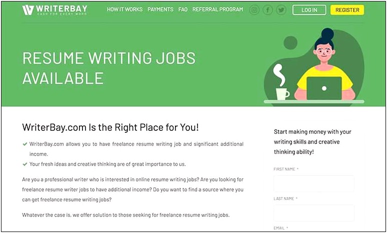 Freelance Resume Writer Job Description