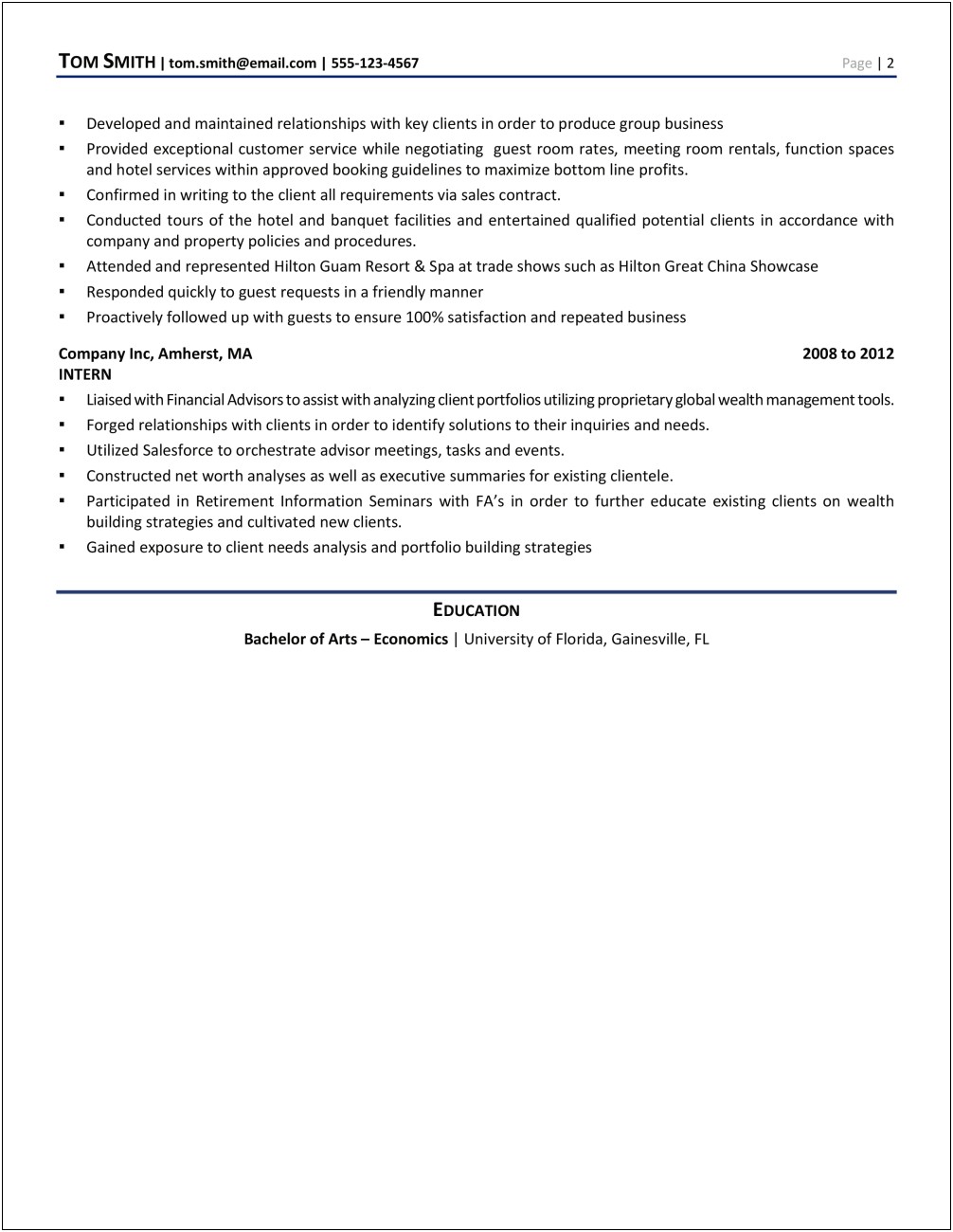 Front Desk Agent Job Description Resume