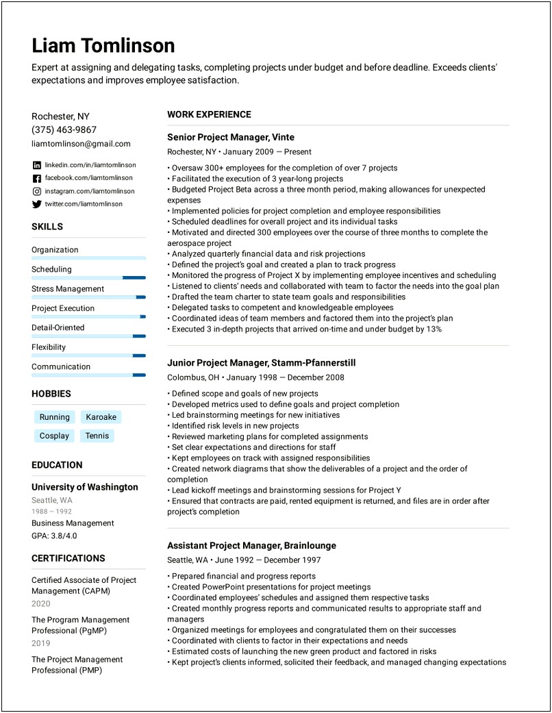 Functional Resume Example For A Warehouse W Orker