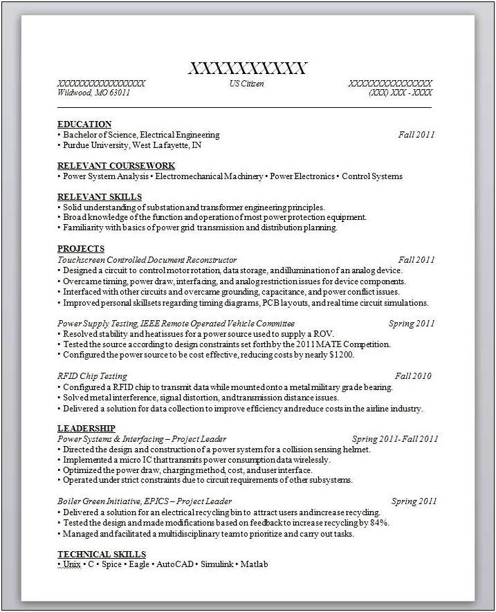 Functional Resume Template High School Student
