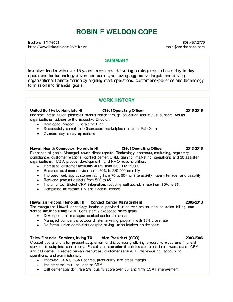 Fundraising Call Center Description For Resume
