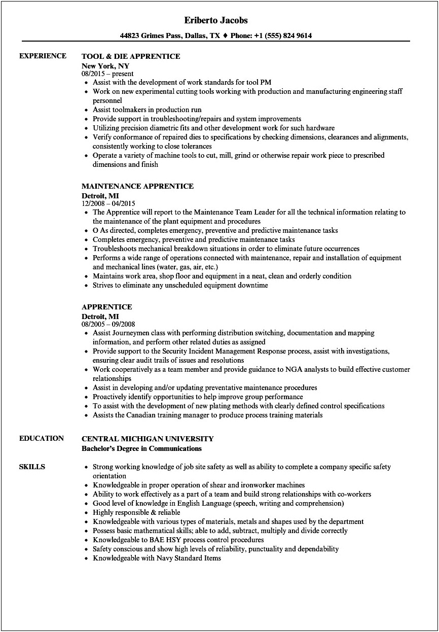 Funeral Director Great Resume Example