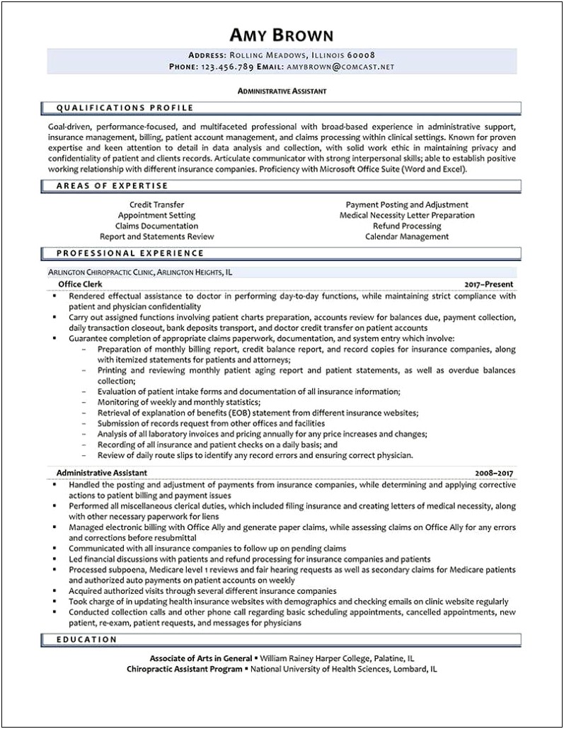 General Clerk Job Description For Resume