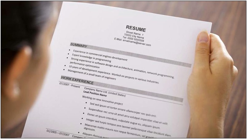 General Objectives For A Resume Examples