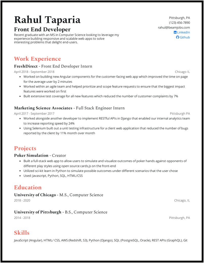 General Resume Objective Examples 2017
