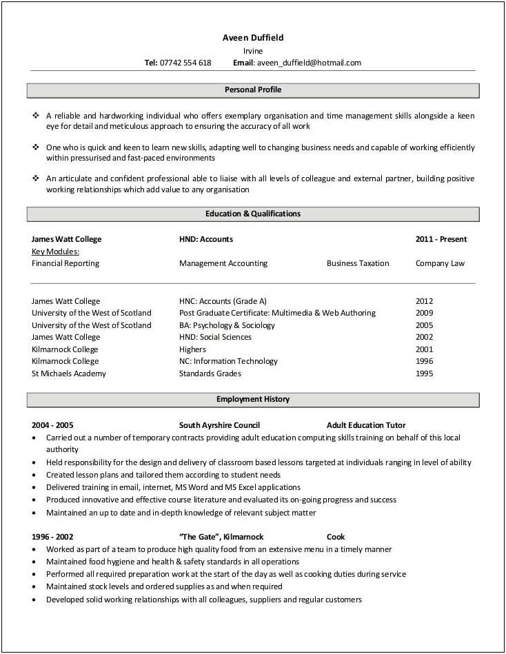 General Supply Specialist Resume Sample