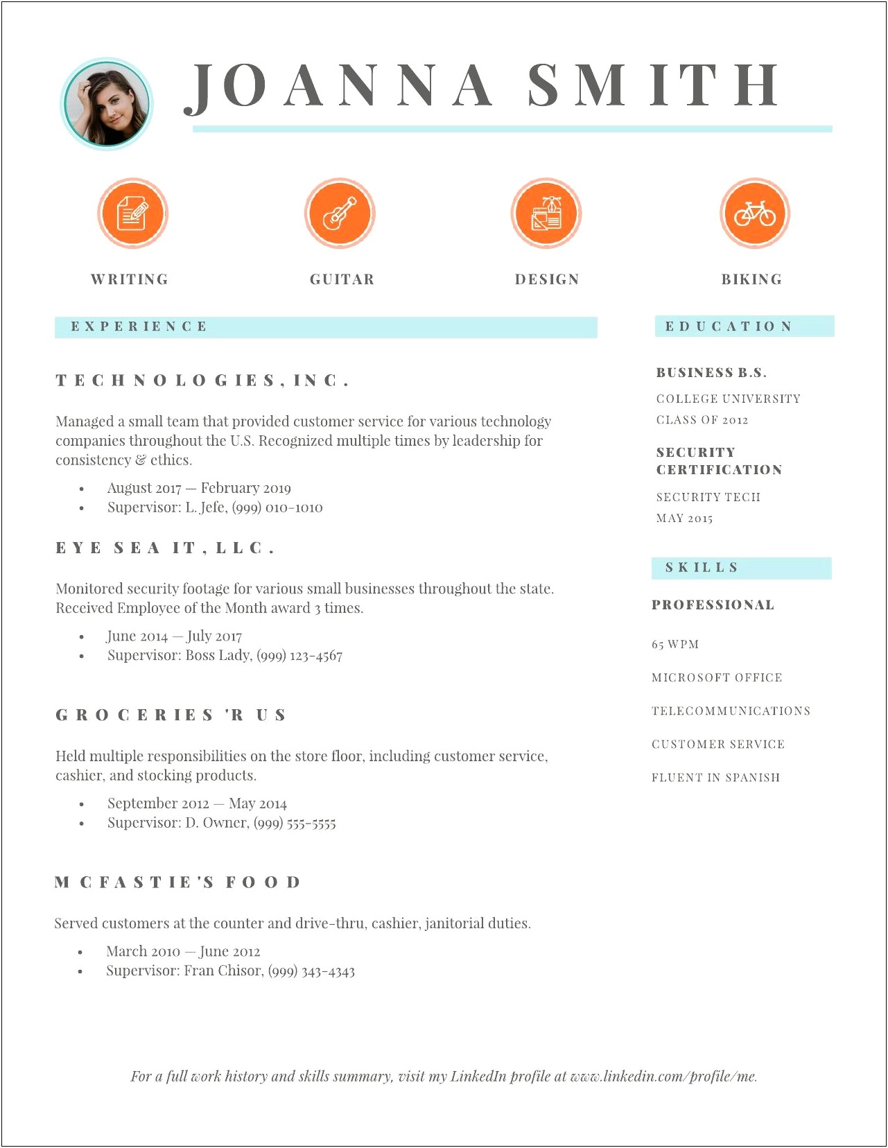 Good And Bad Resume Samples