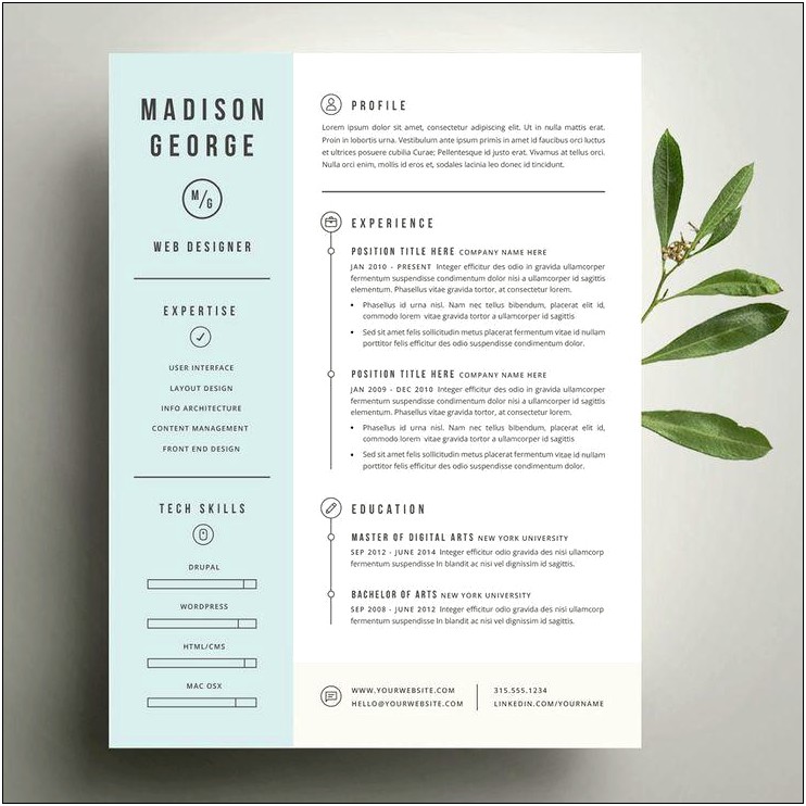 Good Colors To Use On Resume
