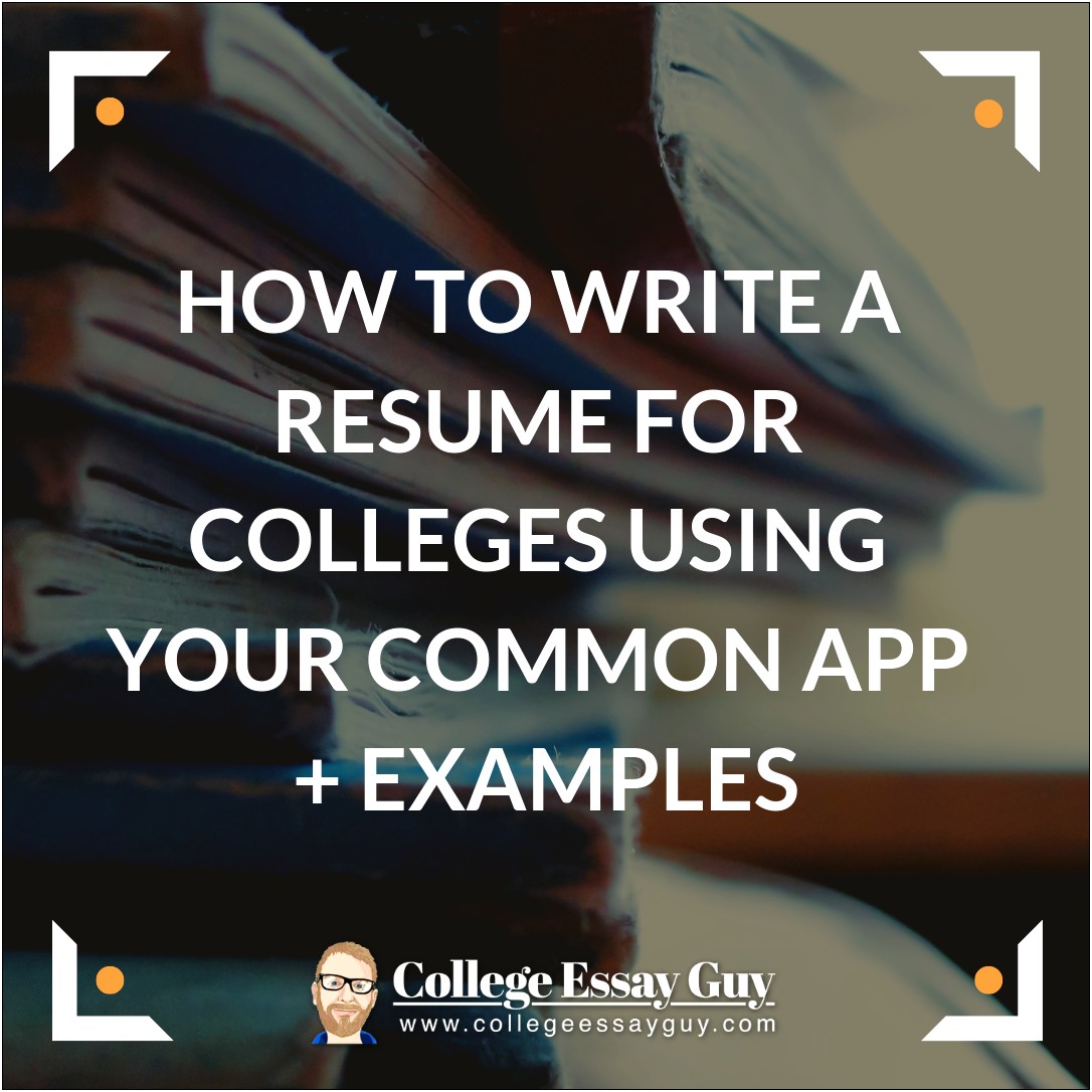 Good Objectives For College Resumes