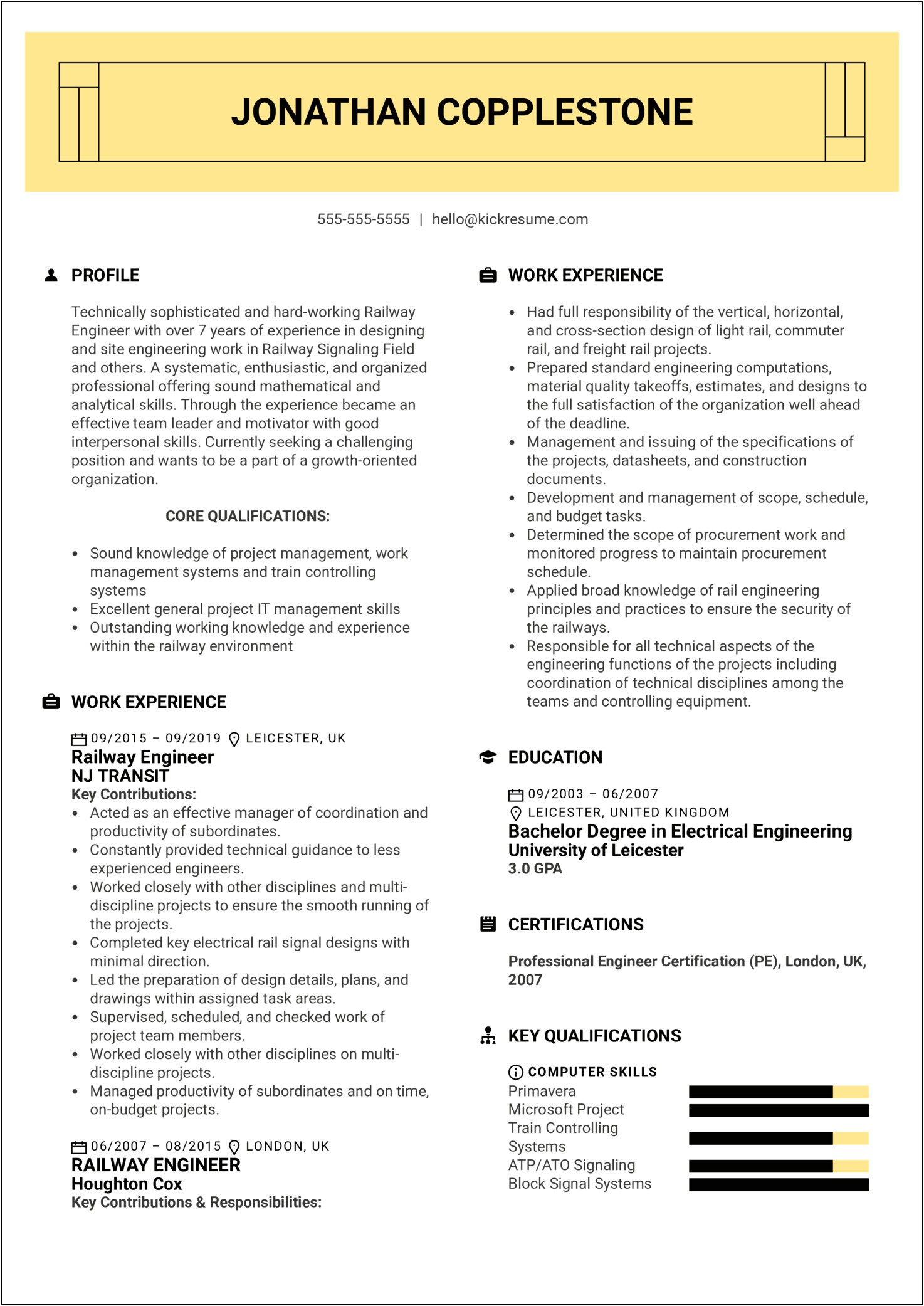 Good Resume Examples Retired Person