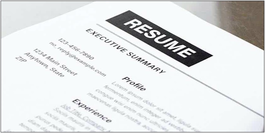 Good Resume Profile Statements Examples