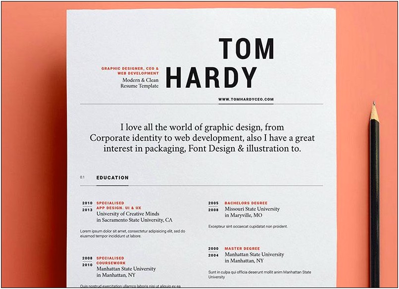 Good Resumes According To A Graphic Designer