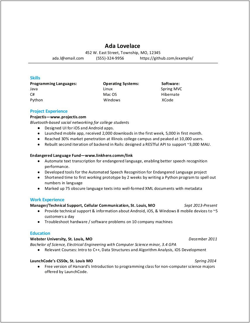 Good Technical Skills To Include On Resume