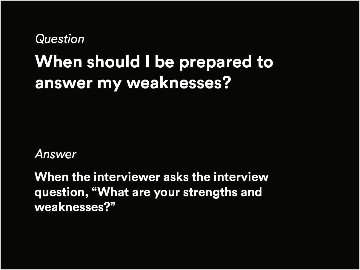 Good Weaknesses To Have On A Resume