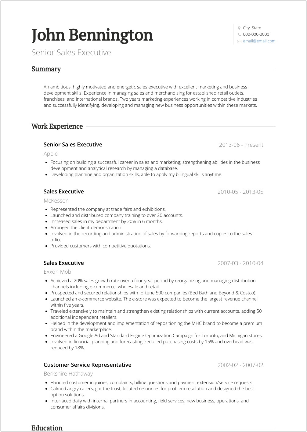 Governance And Training Coordinator Sample Resume