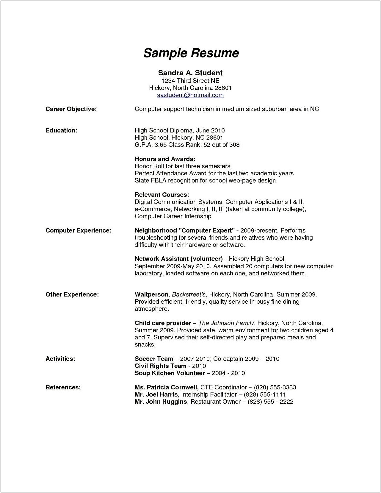 Graduate School Of Education Objective Statement For Resumes