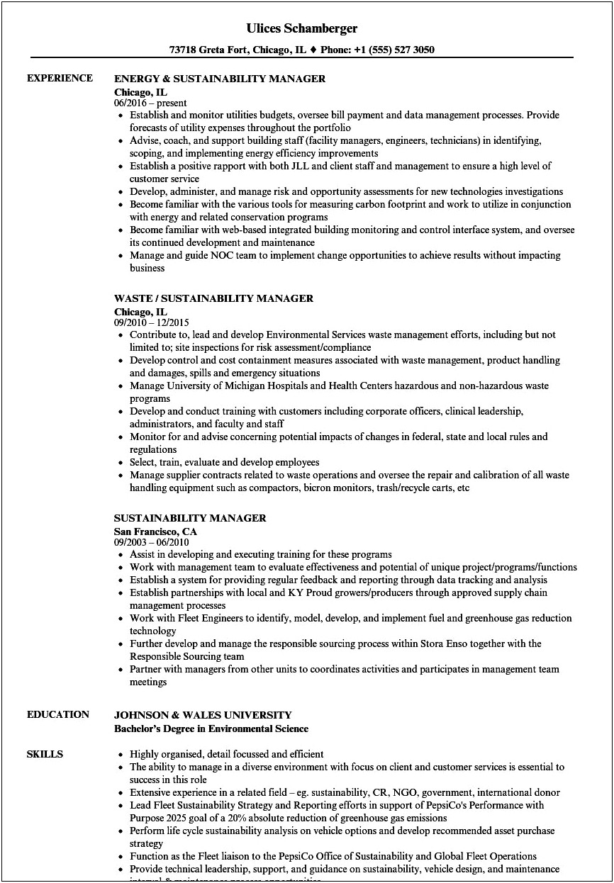 Grants And Contracts Manager Resume