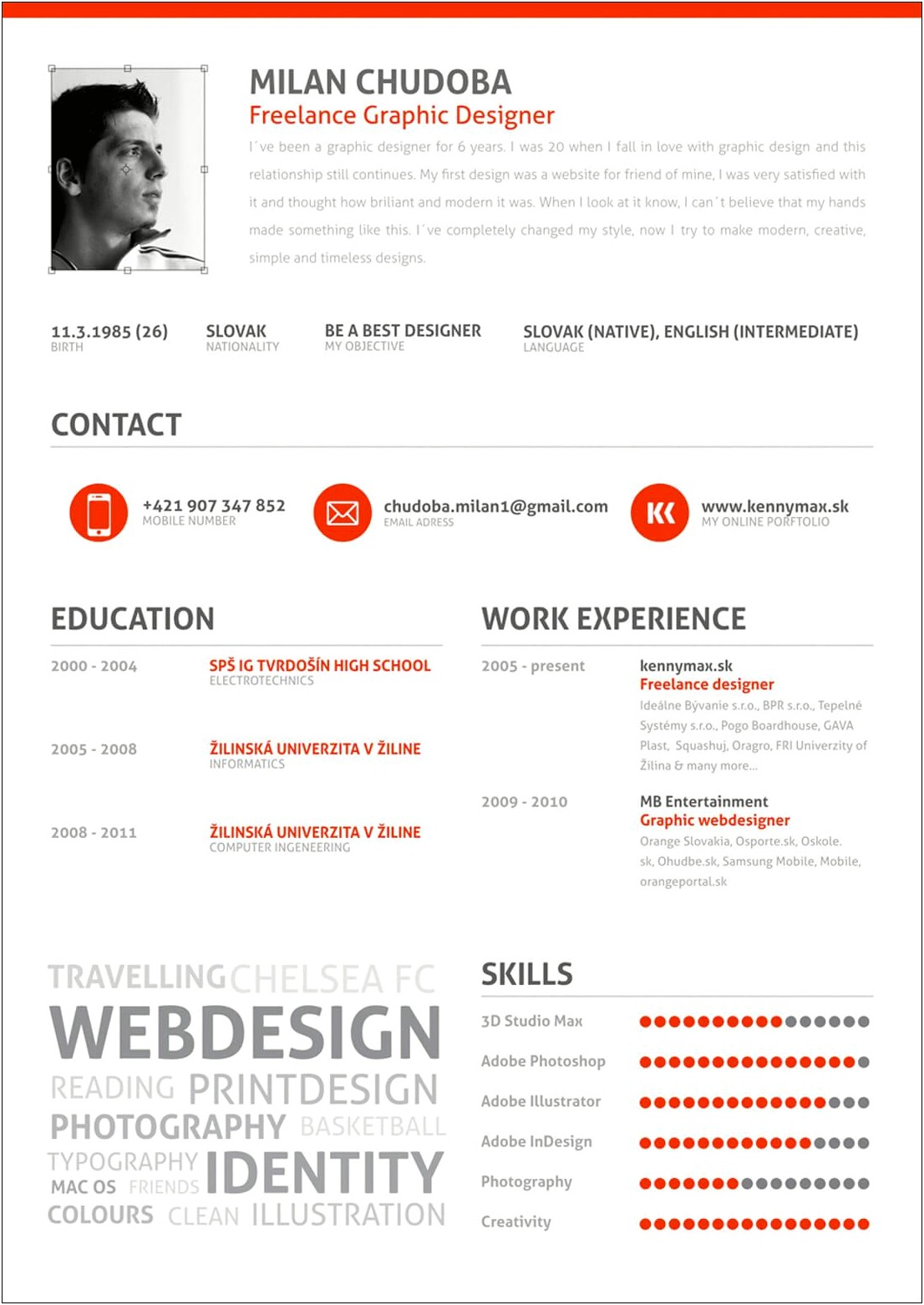 Graphic Design Resume Technical Skills