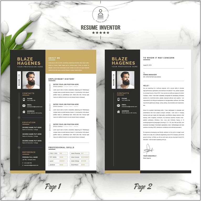 Graphic Design Resumes Template Free
