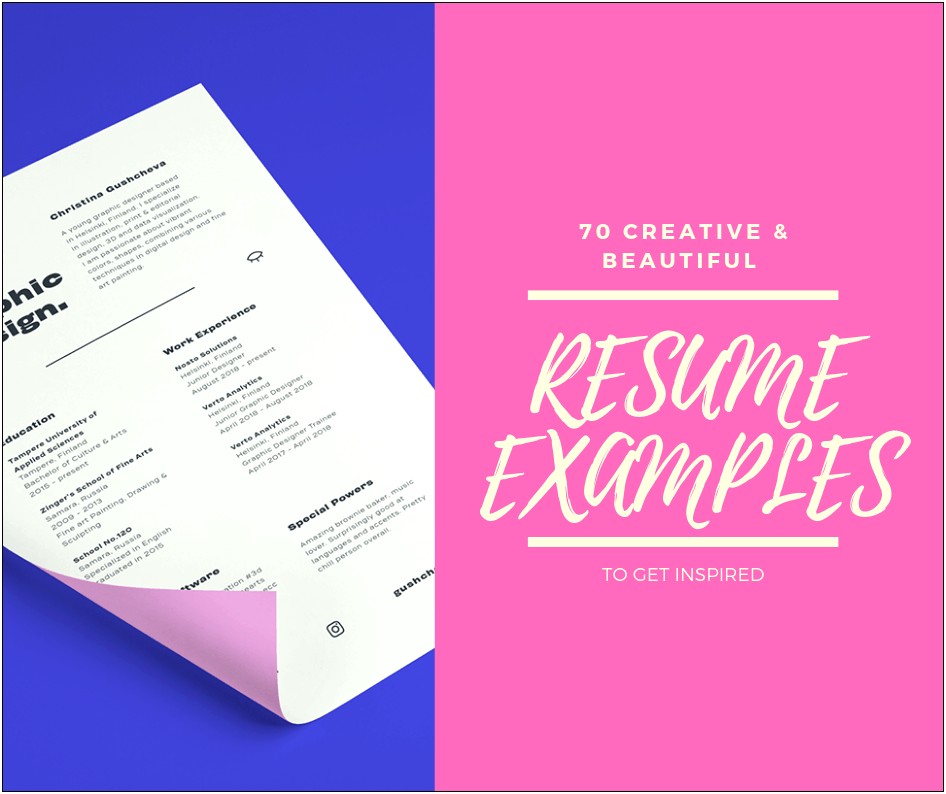 Graphic Designer Resume Examples 2015