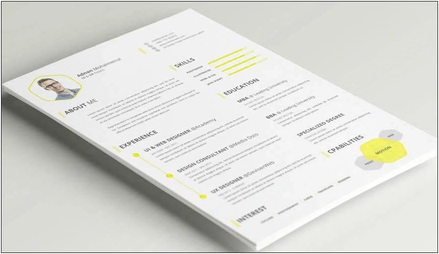 Graphicriver Resume Templates Free Download
