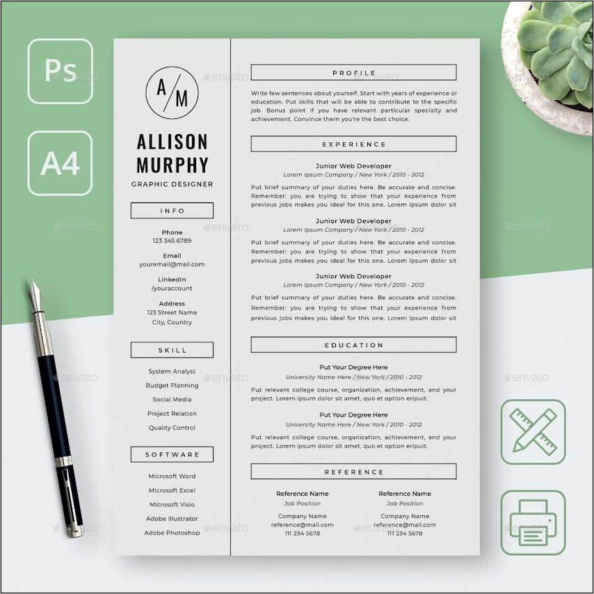 Great Graphic Design Resume Examples