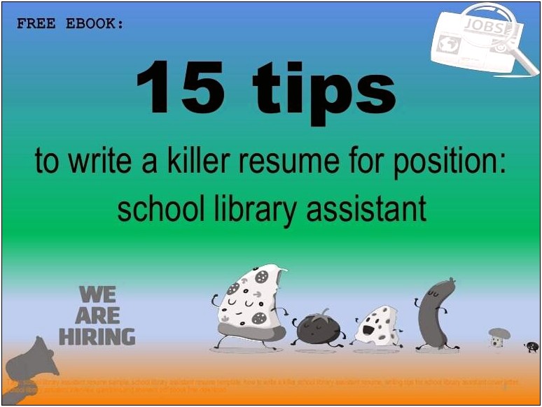 Great Resume Job Description For Library Assistant