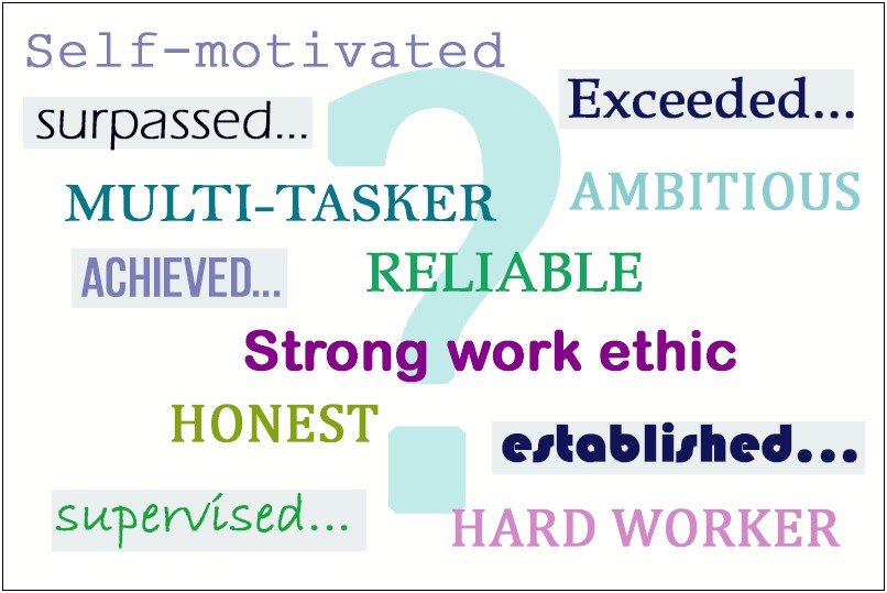 Great Words To Include In Resume