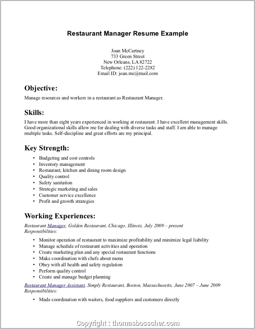 Grocery Cashier Bagger Resume Examples