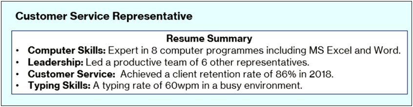 Hard Skills To Include For Csr Resume