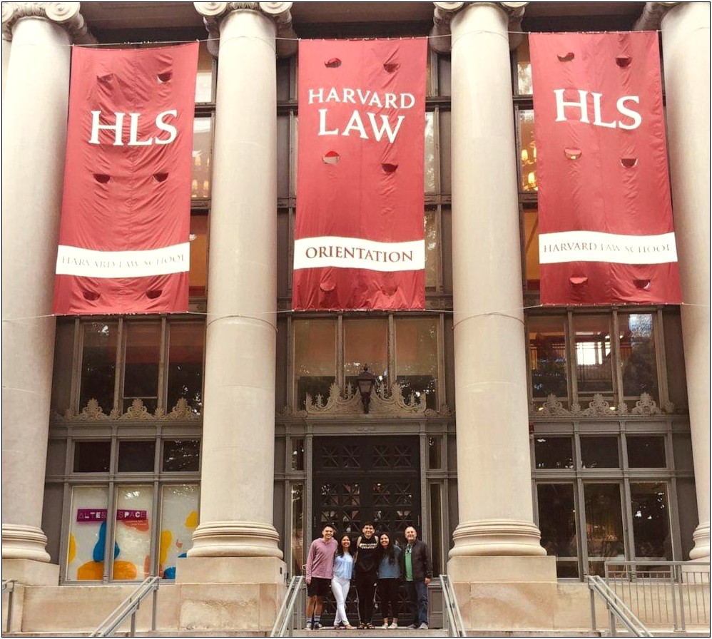 Harvard Example Resume Law School