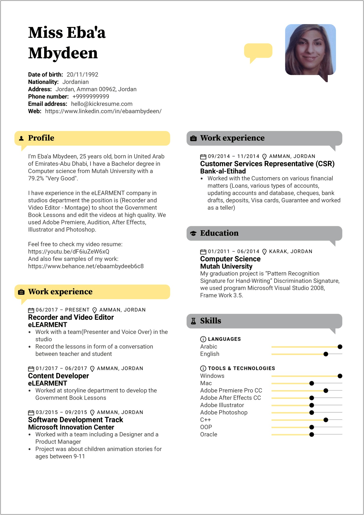 Head Of Product Design In Ai Sample Resume