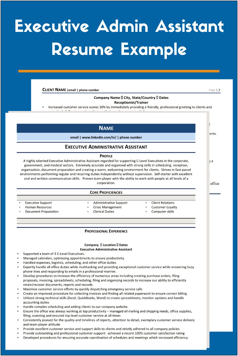 Healthcare Administrative Assistant Resume Samples