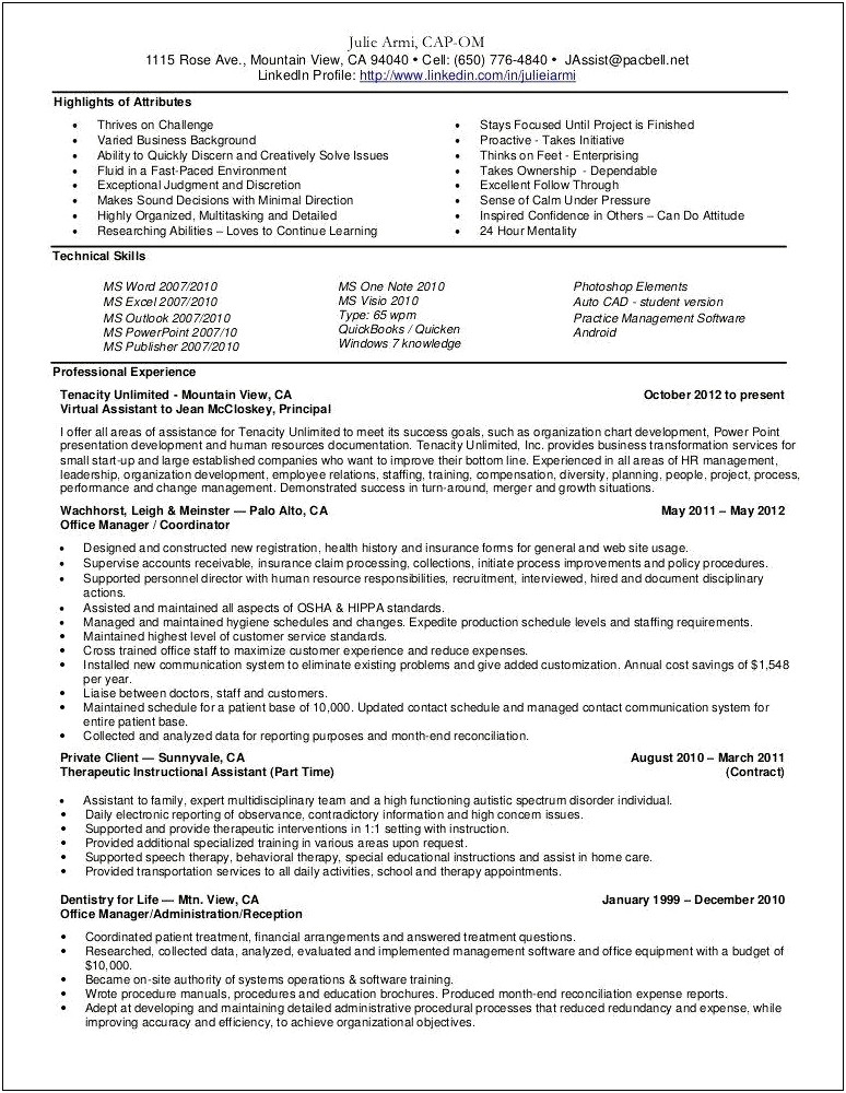 Healthcare Assistant Job Description Resume