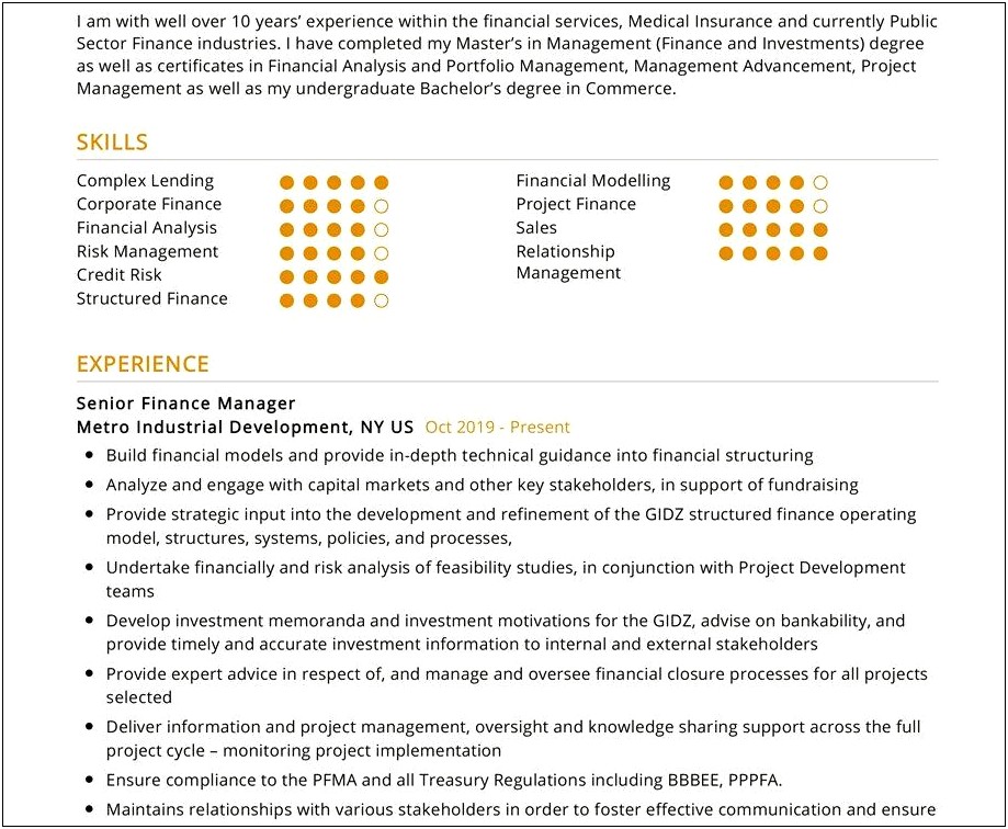 Hedge Fund Risk Management Job Description Resume