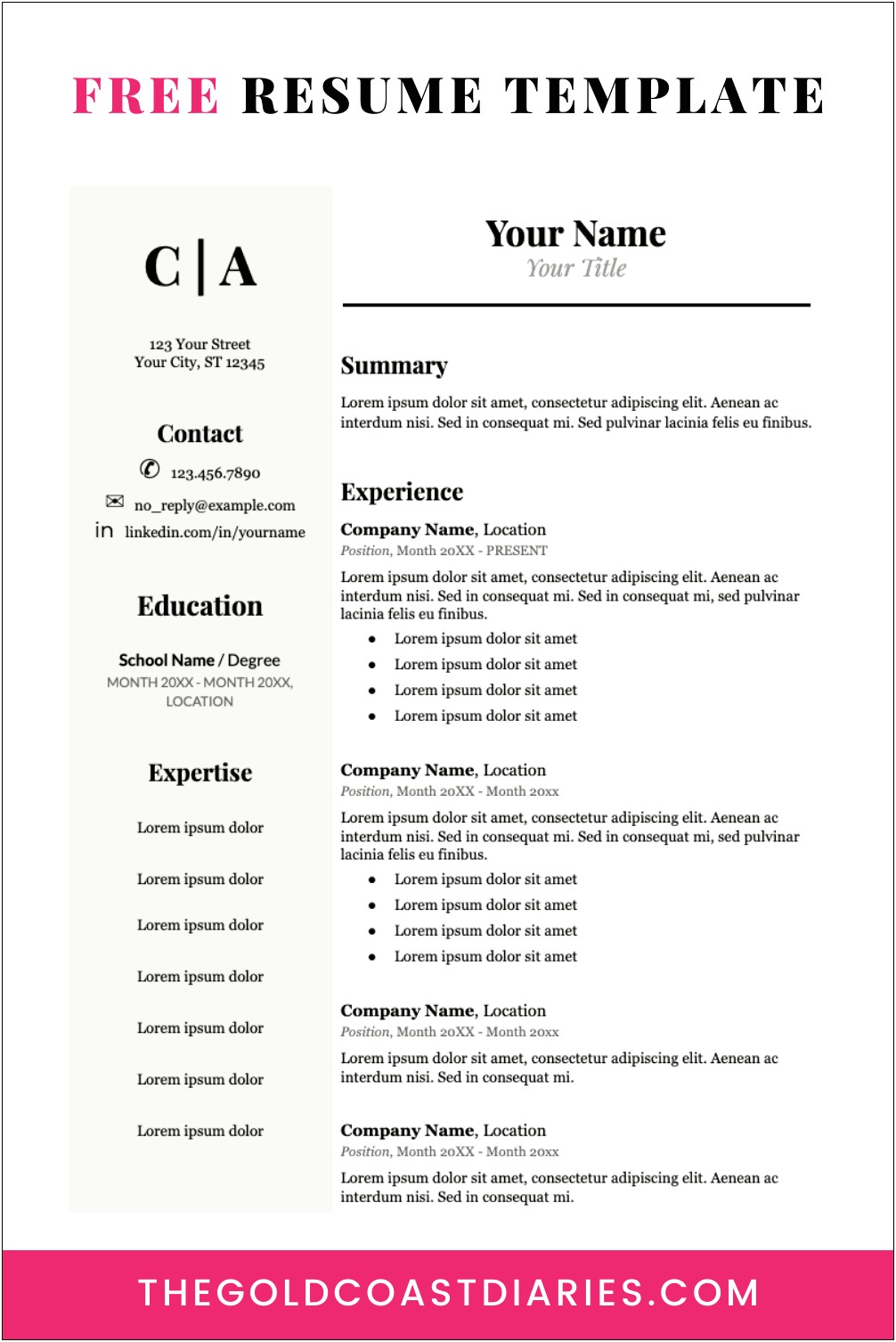 Help To Make A Good Resume
