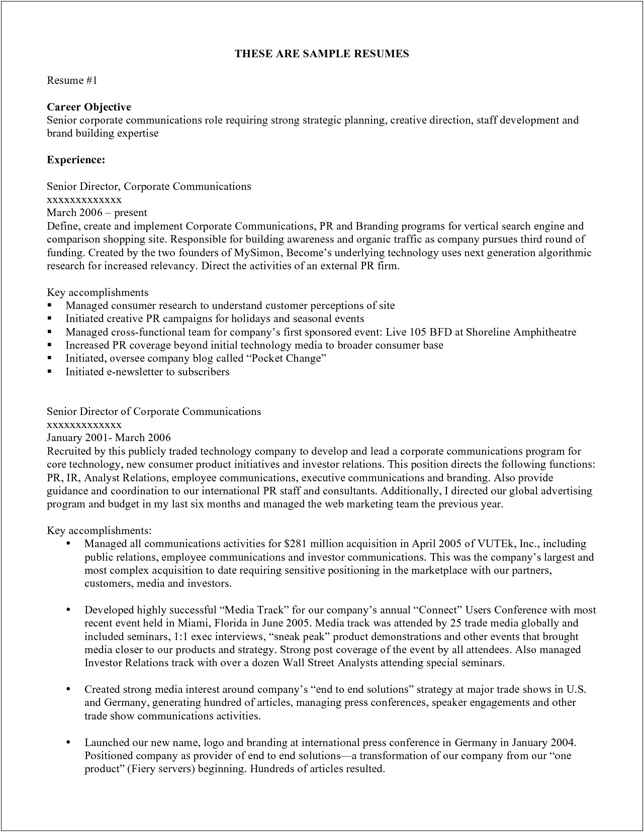 Help Writing A Resume Objective Statement